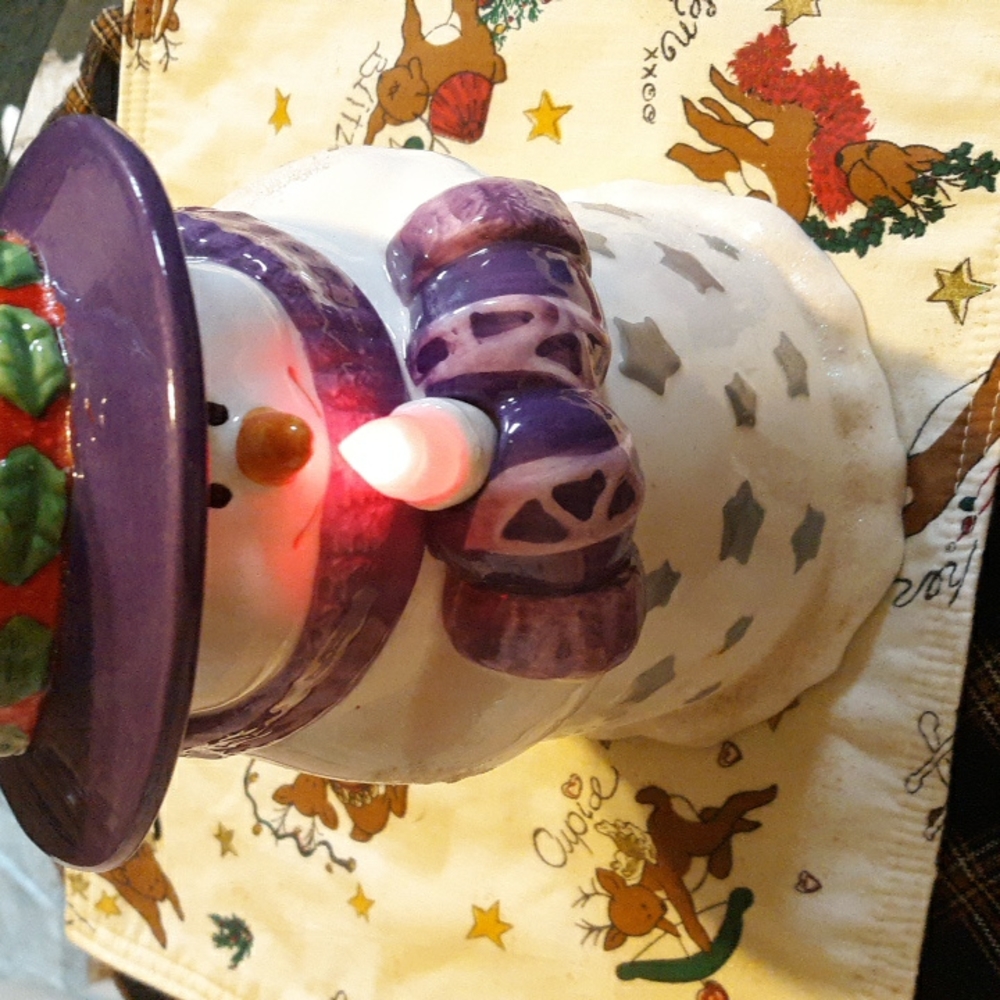 Houston Harvest gifts Snowman Cookie jar